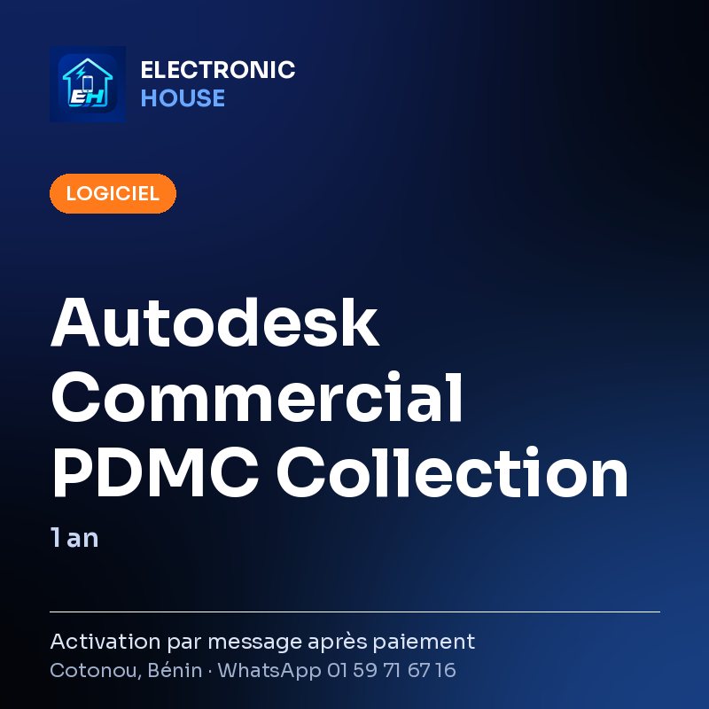 Autodesk Commercial PDMC Collection – 1 an – affiche Electronic HOUSE