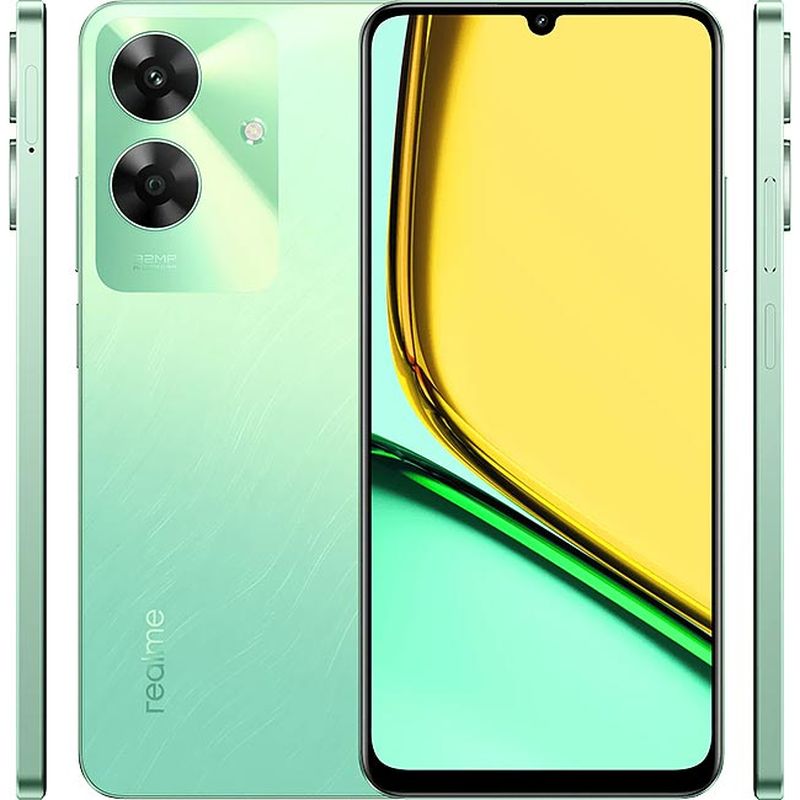 Realme C61 256 Go / 8 Go RAM – Neuf ouvert – photo du modèle (illustration non contractuelle), identique pour toutes les capacités et tous les états