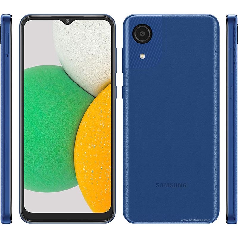 Samsung Galaxy A03 Core 32 Go / 2 Go RAM – Neuf ouvert – photo du modèle (illustration non contractuelle), identique pour toutes les capacités et tous les états