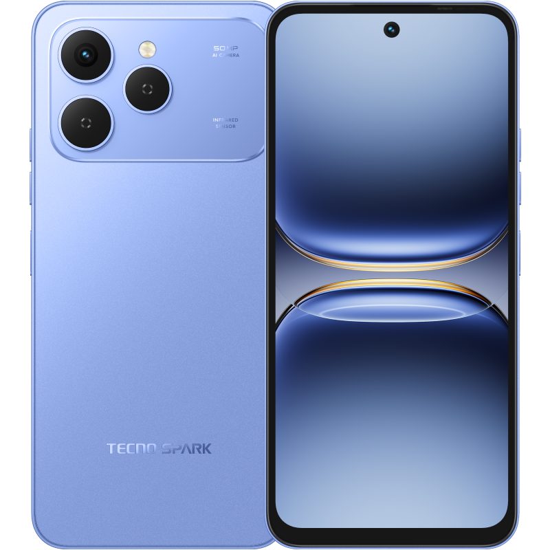 Tecno Spark 40 128 Go / 4 Go RAM – Neuf ouvert – photo du modèle (illustration non contractuelle), identique pour toutes les capacités et tous les états
